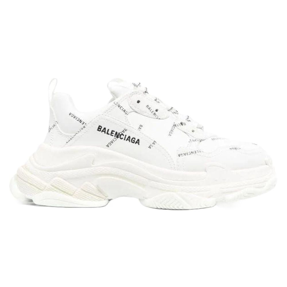 Balenciaga Triple S White Monogram - Hype Franco Store