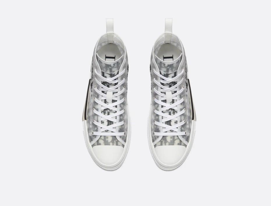 Dior B23 Zapatillas altas con logo oblicuo