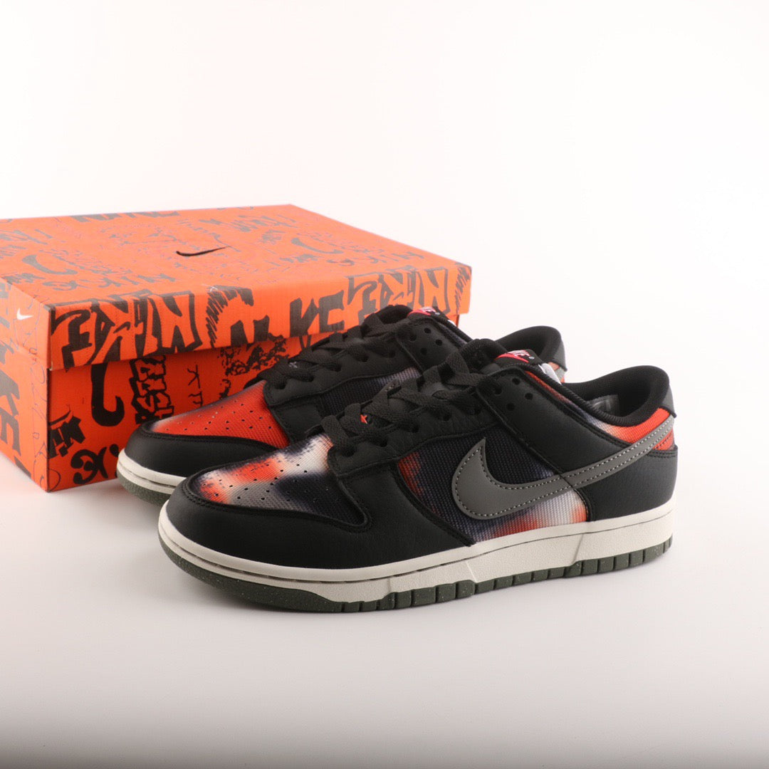 Nike Dunk Low Grafitti Negro Rojo