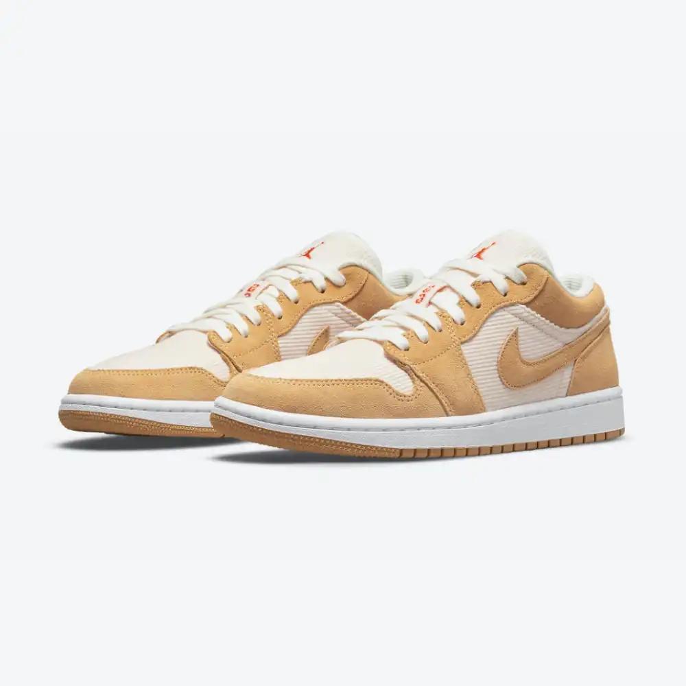 Air Jordan 1 Low SE Twine Orange Quartz Corduroy