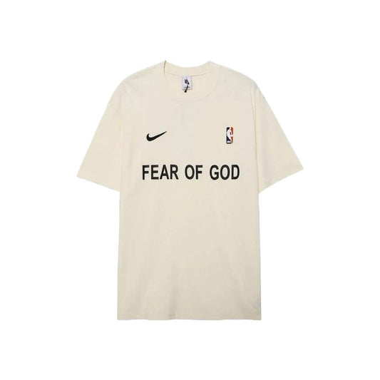 Camiseta Fear Of God Essentials x Nike x NBA Biege - Hype Franco Store