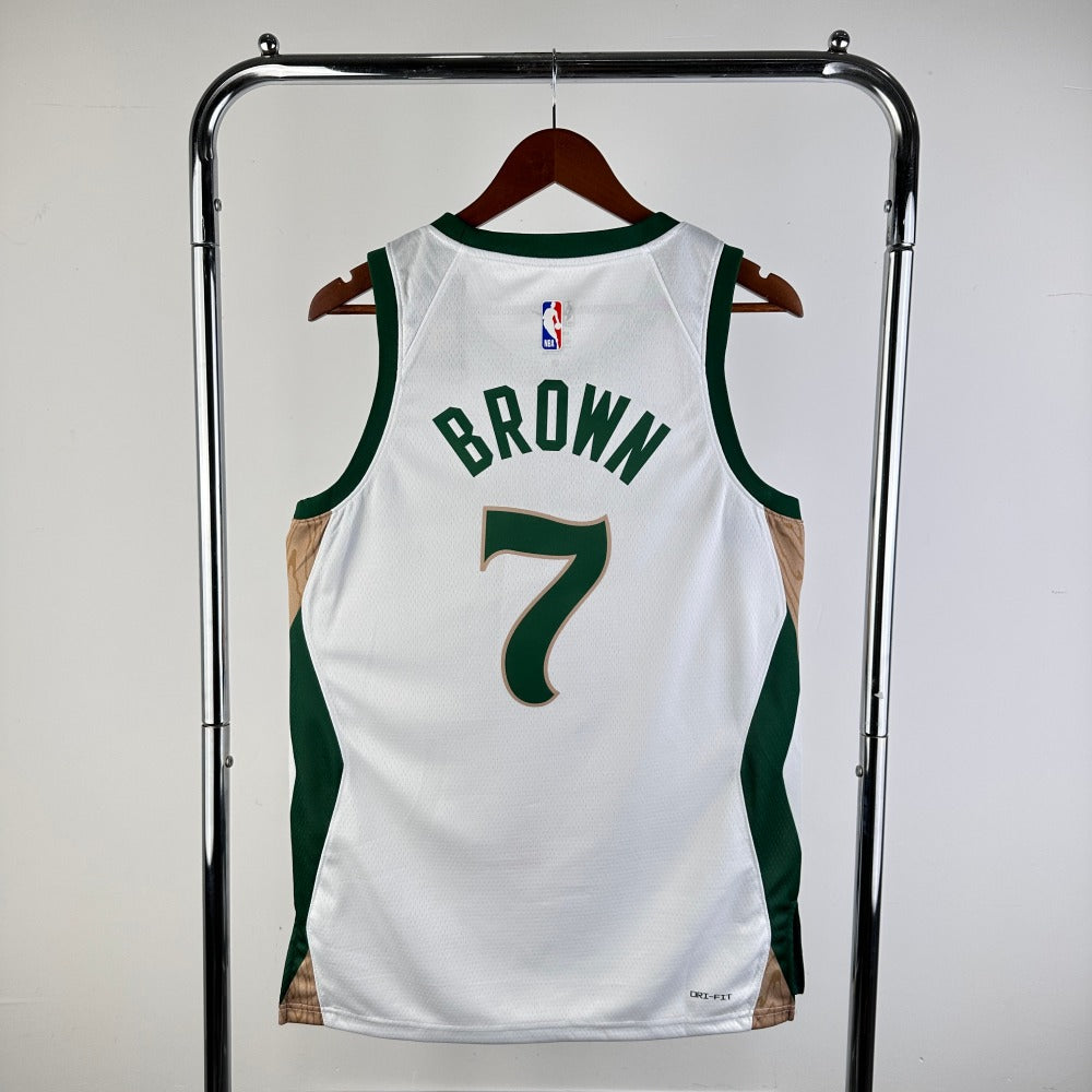 Celtics 7 Brown NBA Jersey