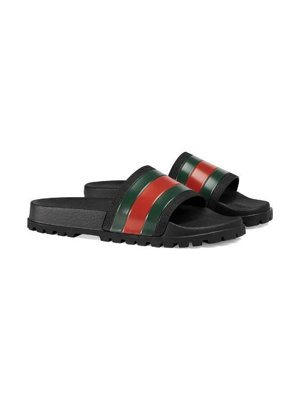 Gucci Web Slide Sandal Black