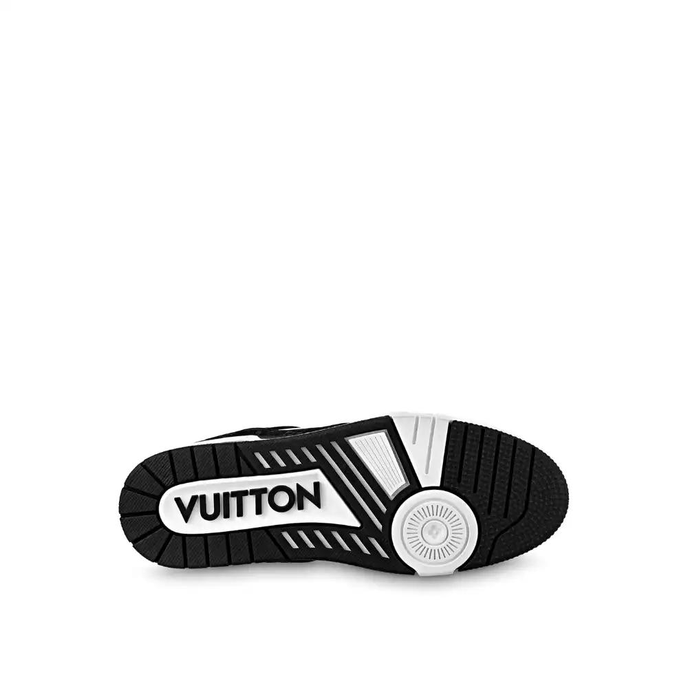 Louis Vuitton Trainer Monogram White Black