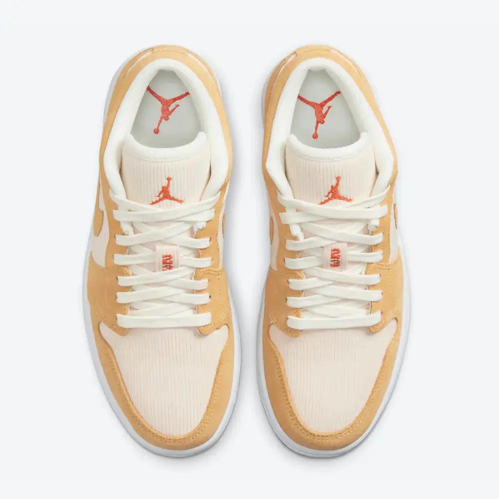 Air Jordan 1 Low SE Twine Orange Quartz Corduroy