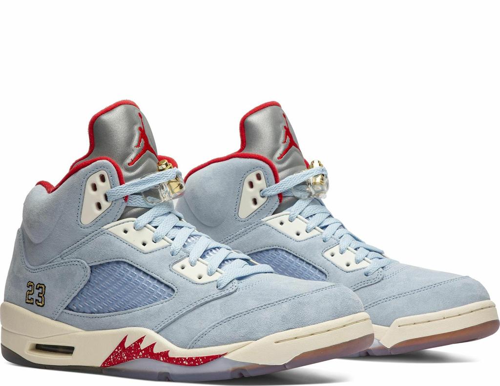 Air Jordan 5 Retro Sala De Trofeos Azul Hielo