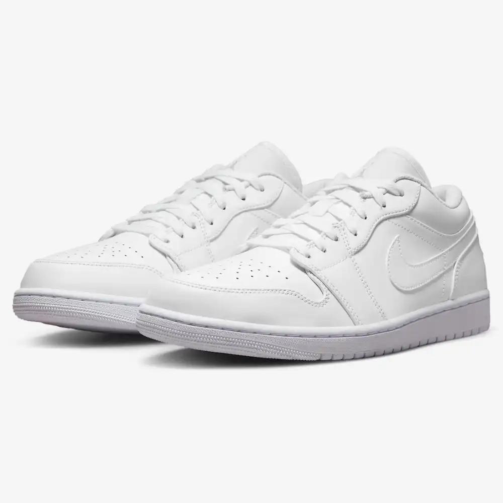 Air Jordan 1 Bajo Triple Blanco